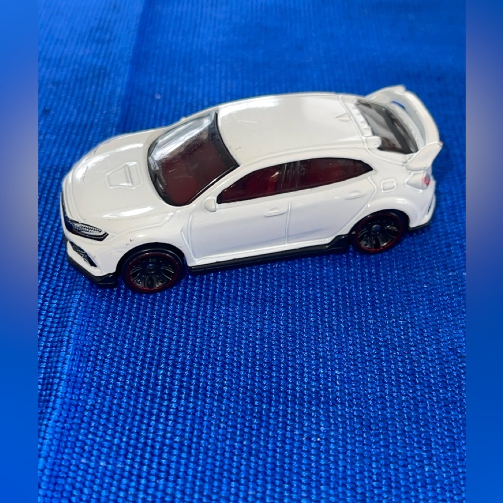 Hot Wheels 2018 Honda Civic Type R White Diecast Car Mattel